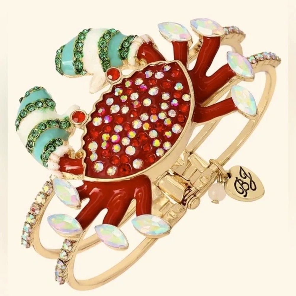 Betsey Johnson Crabby Bangle Bracelet